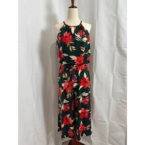 NWT Maggy London Lottie Floral Halter Cropped Jumpsuit - Size 2